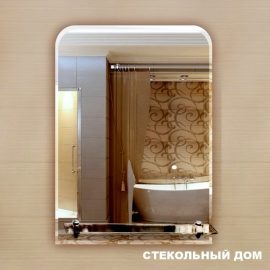 Зеркало с полкой в ванную ZV-9